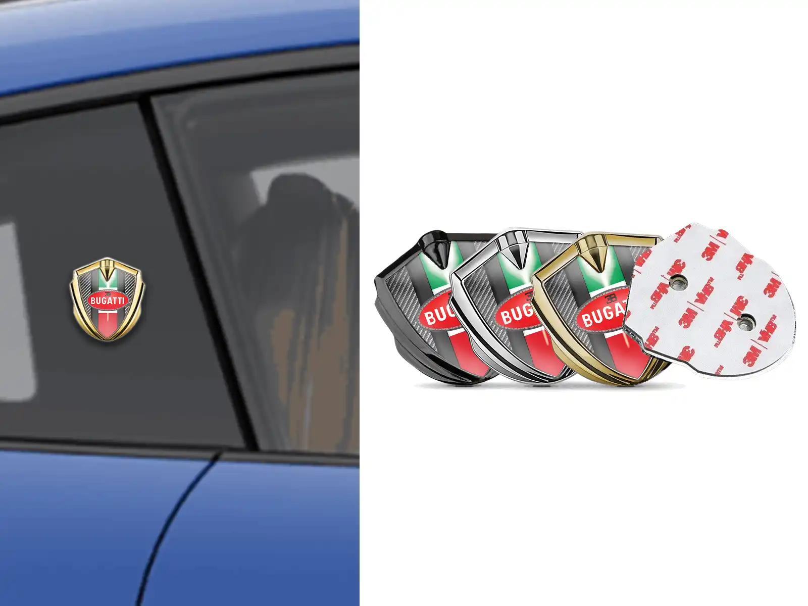 Bugatti Emblem Auto Abzeichen Max Stil Solides Metall Bau